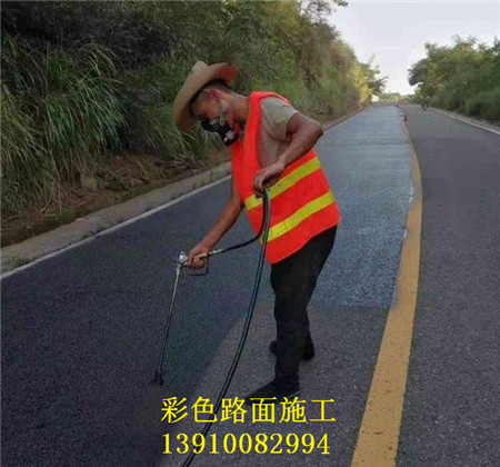 广西彩色路面施工的价格是多少